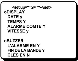 SANYO TLS-224P - Selectionner l'affichage à l'écran - 1