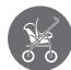 BRITAX B-MOBILE - Utilisation avec la coque pour bébé - travel system - 1