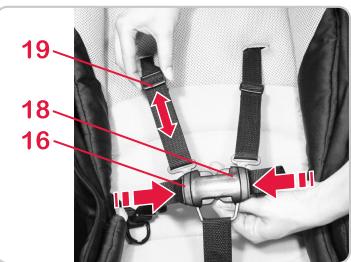 BRITAX B-MOBILE - Pour sécuriser votre enfant avec le harnais, procéder comme suit : - 4