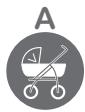 BRITAX B-MOBILE - En tant que travel system avec coque pour bébé de la naissance jusqu'à 13 kg - 1