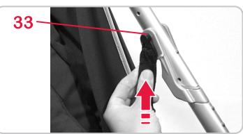 BRITAX B-MOBILE - Pour retirer le siège de la poussette lorsque vous utilisez la poussette b-mobile en tant que travel system, procéder comme suit : - 8