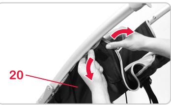 BRITAX B-MOBILE - Pour retirer le siège de la poussette lorsque vous utilisez la poussette b-mobile en tant que travel system, procéder comme suit : - 9