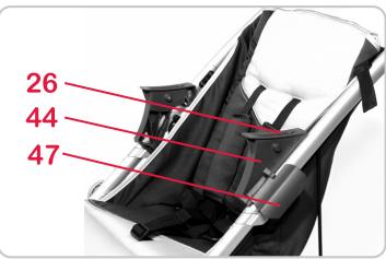 BRITAX B-MOBILE - Pour retirer la capote 11, procéder comme suit: - 1