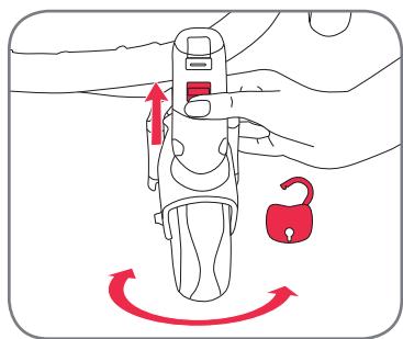 BRITAX AFFINITY - Verrou pivotant et relâchement rapide des roues avant - 1