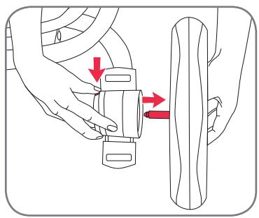BRITAX AFFINITY - Verrou pivotant et relâchement rapide des roues avant - 3