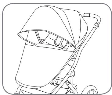 BRITAX AFFINITY - Attacher le chauffe-pieds - 4