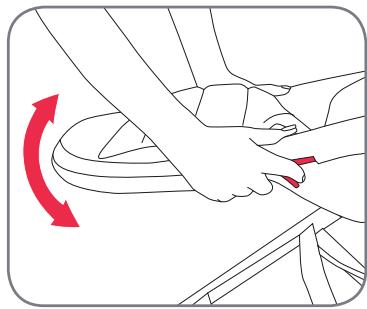 BRITAX AFFINITY - Ajuster l'angle de couchage - 1