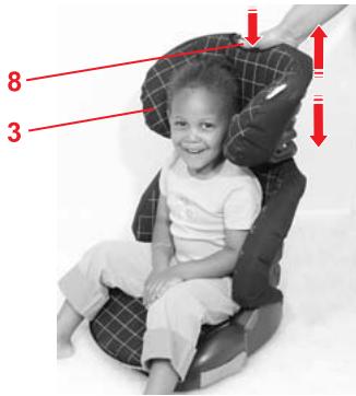 BRITAX ADVENTURE - Réglage en hauteur de l'appui-tête - 2