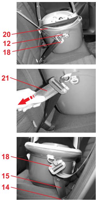 BRITAX BABY-SAFE SLEEPER - Serrez la nacelle pour bébé dans le véhicule. - 2
