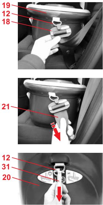 BRITAX BABY-SAFE SLEEPER - Placez la nacelle pour bébé dans le véhicule. - 7