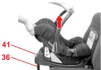 BRITAX ISOFIX ADAPTER - Fixation de la coque pour bébé avec l'adaptateur ISOFIX et le pied de maintien - 11