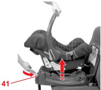 BRITAX ISOFIX ADAPTER - Fixation de la coque pour bébé avec l'adaptateur ISOFIX et le pied de maintien - 13