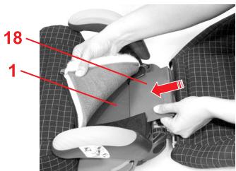 BRITAX KID PLUS SICT - Fixation du dossier - 4