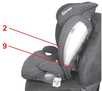 BRITAX KID PLUS SICT - Stabilisation du dossier - 2