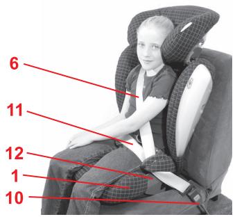 BRITAX KID PLUS SICT - Poser la ceinture du véhicule - 9