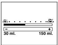 SOLAC CA4805 - C) Einstellung der Wassermenge pro Tasse - 1