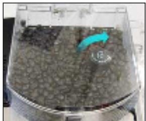 SOLAC CA4805 - A) Nastavenie stupňa mletia. - 2