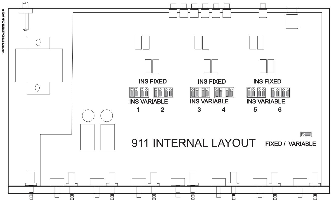 NAD 911 - DESACTIVATION DE L'INSERTION MICROPHONE SUR UNE VOIE. - 1