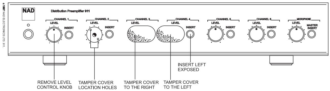 NAD 911 - TAMPER-PROOF COVERS. - 2