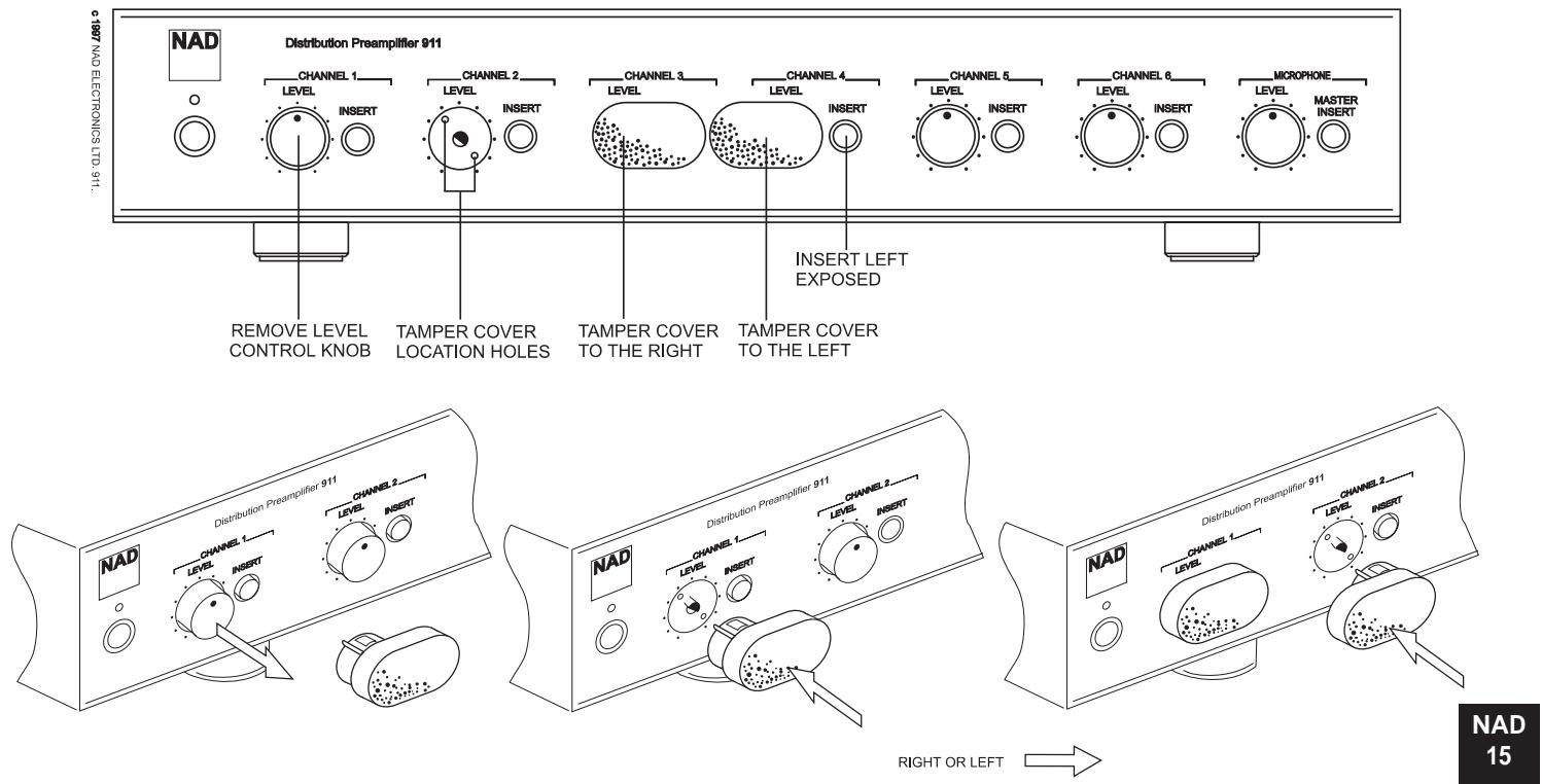 NAD 911 - COUVERCLES ANTI-DEREGLAGE. - 1