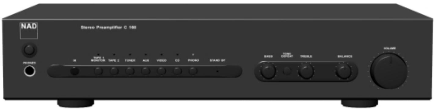 NAD C160 - Stereo Pre-Amplifier - 1