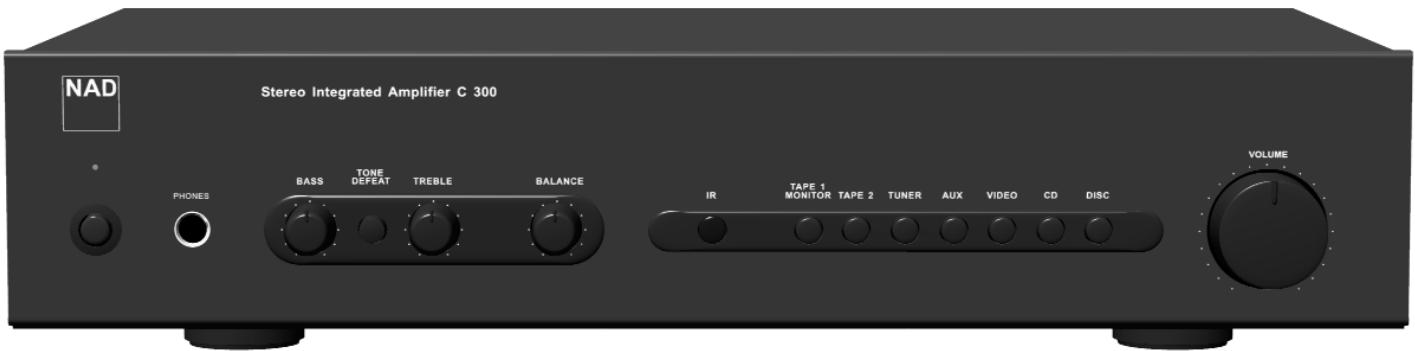 NAD C300 - Stereo Integrated Amplifier - 1