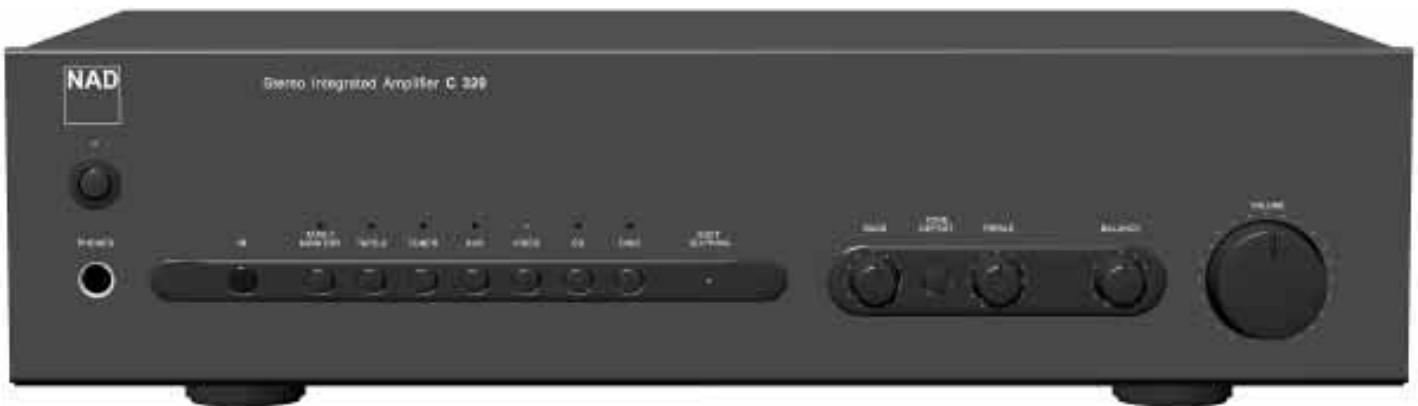 NAD C320 - Stereo Integrated Amplifier - 1