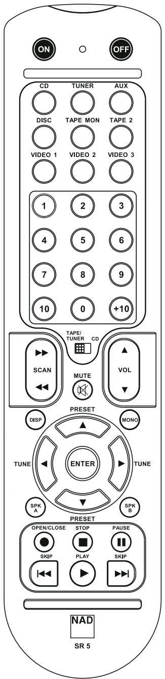 NAD C352 - CASSETTE DECK CONTROL - 1