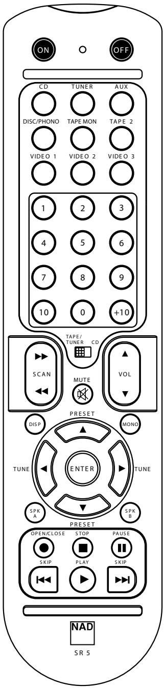 NAD C372 - CASSETTE DECK CONTROL - 1