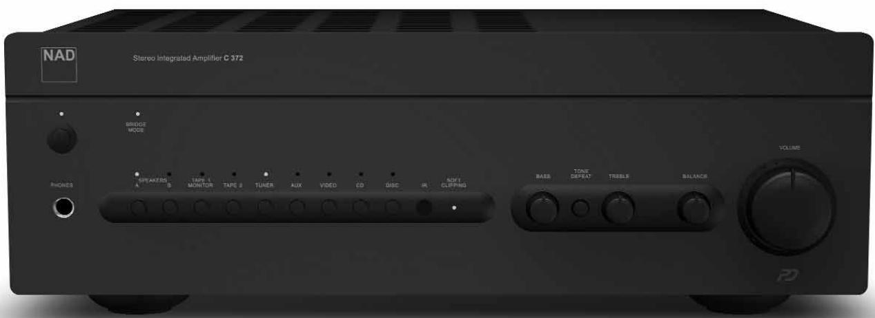 NAD C372 - Stereo Integrated Amplifier - 1