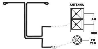 NAD C740 - OUTDOOR ANTENNA GROUNDING - 5