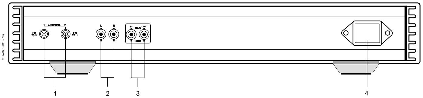 NAD S400 - OUTDOOR ANTENNA GROUNDING - 4