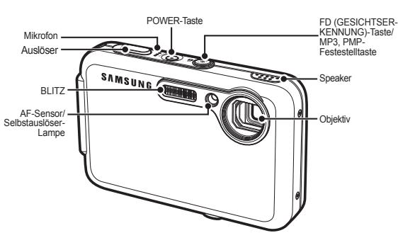 SAMSUNG I8 PINK - Identification der Funktionen / Lieferumfang der Kamera - 1