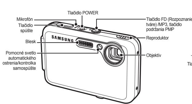 SAMSUNG I8 PINK - Popis fungcií/súčasti Fotoaparátu - 1