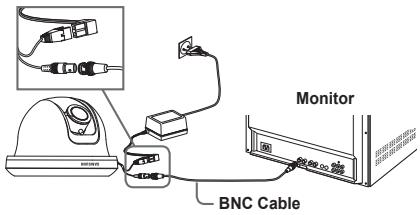 SAMSUNG SCC-B5342P - Connecting cables and changing the settings - 1