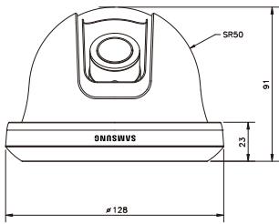 SAMSUNG SCC-B5342P - Einstellen der Kamerarichtung - 2