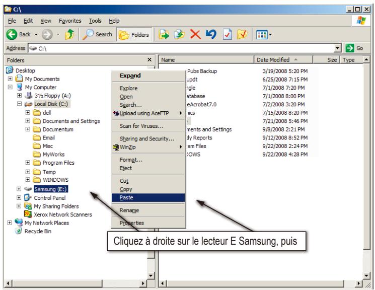 SAMSUNG HX-M640UAE - - Atteindre l'explorateur Windows - 3