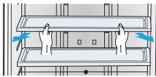 SAMSUNG RT561EBSM - REMOVING THE REFRIGERATOR ACCESSORIES - 2