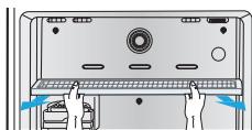 SAMSUNG RT561EBSM - DÉMONTAGE DES ACCESSOIRES DU RÉFRIGÉRATEUR - 1