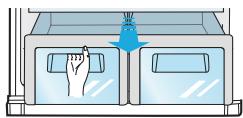 SAMSUNG RT561EBSM - REMOVING THE REFRIGERATOR ACCESSORIES - 3