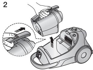 SAMSUNG SC-8830 - VIDER LE COLLECTEUR - 2