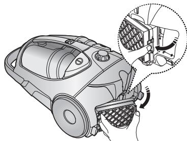 SAMSUNG SC-8830 - NETTOYAGE DU GROUPE FILTRANT - 22