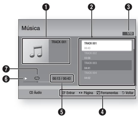 Música 1 2 3 TRACK 001 1/13 TRACK 001 00:43 TRACK 002 03:56 TRACK 003 04:41 TRACK 004 04:02 00:13 / 00:43 CD Audio Entrar Página Ferramentas Voltar