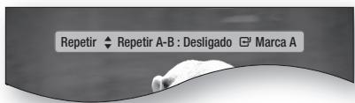Repetir ♦ Repetir A-B : Desligado ⚫ Marca A