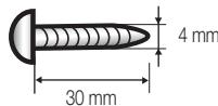 4 mm 30 mm