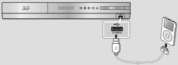 SAMSUNG HT-E4500 - Conexión a un iPod/iPhone - 1