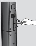 SAMSUNG HT-E4500 - Installation des enceintes sur le pied type Tallboy - 4