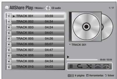 SAMSUNG HT-E4500 - Repetición aleatoria de pistas de un CD de audio - 1