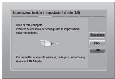 SAMSUNG HT-E4500 - Procedura di impostazione iniziale - 1