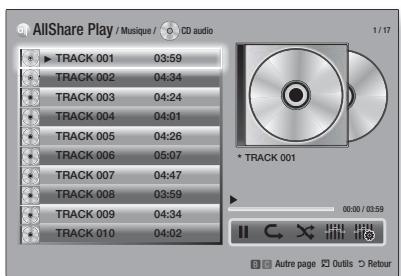 SAMSUNG HT-E4500 - Lecture aléatoire des pistes d'un CD Audio - 1